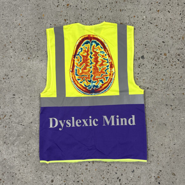 Purple acid yellow vest